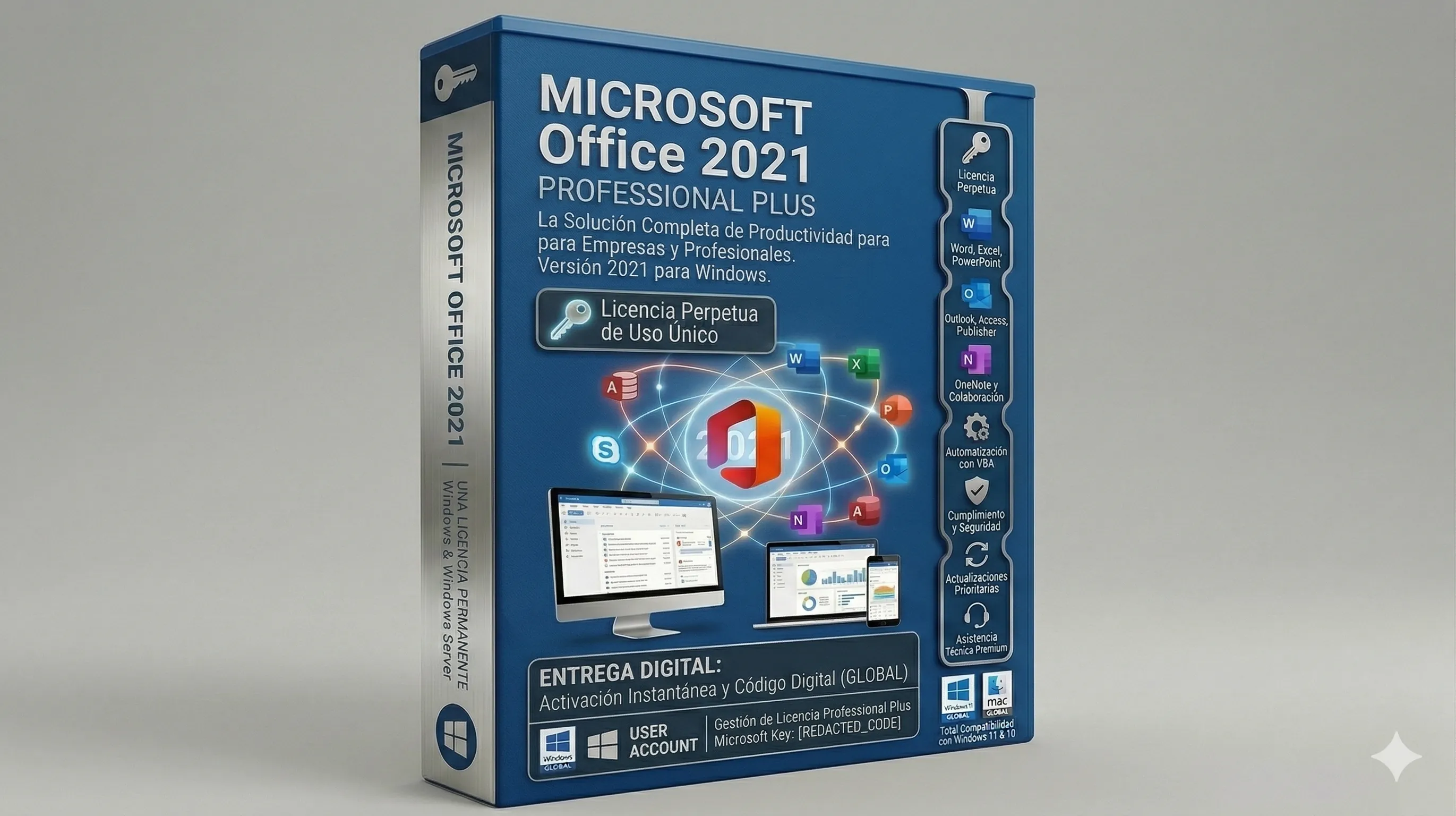 Microsoft Office Profesional Plus 2021 — Licencia digital en Colombia | Vortex Tech