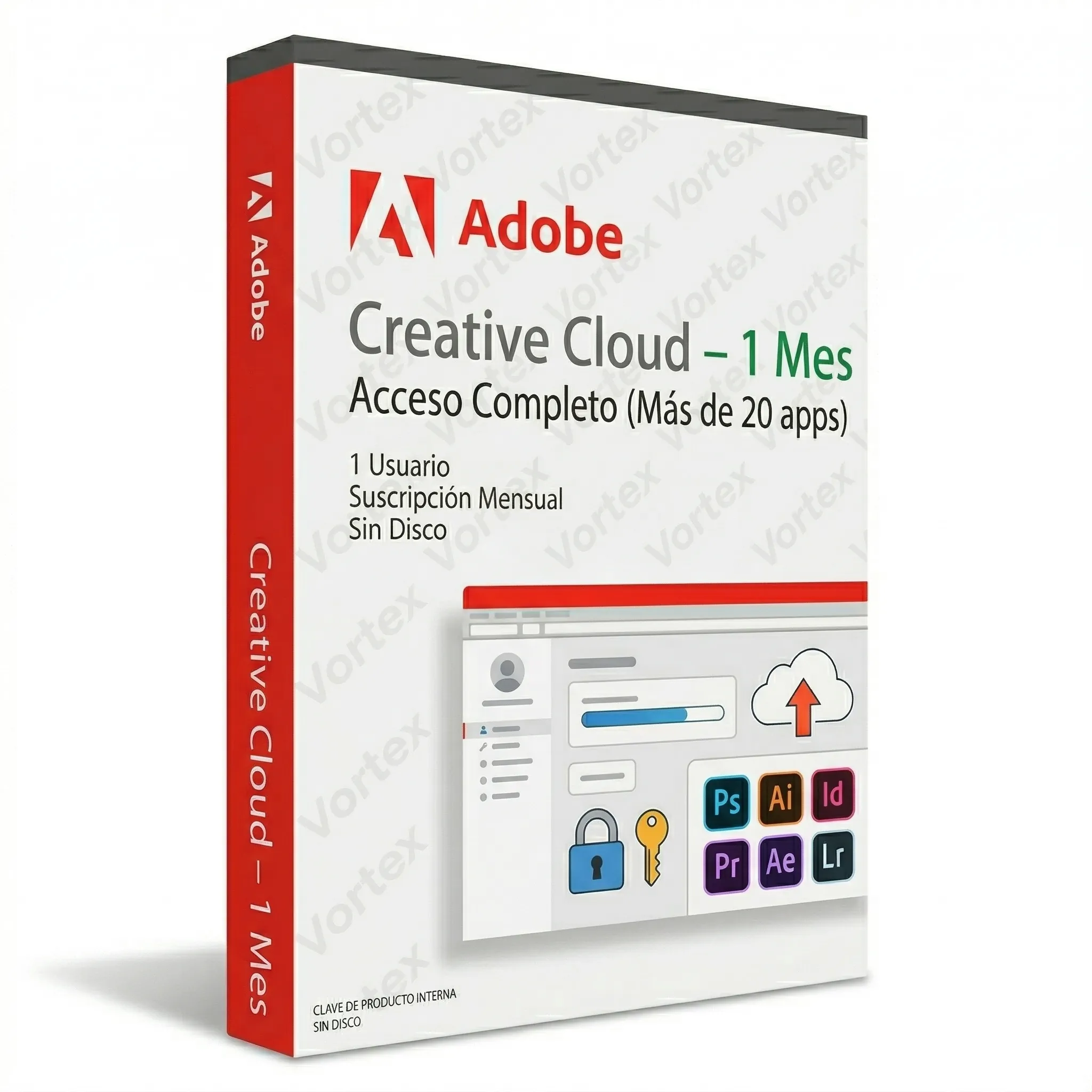Adobe Creative Cloud – 1 Mes — Licencia original garantizada