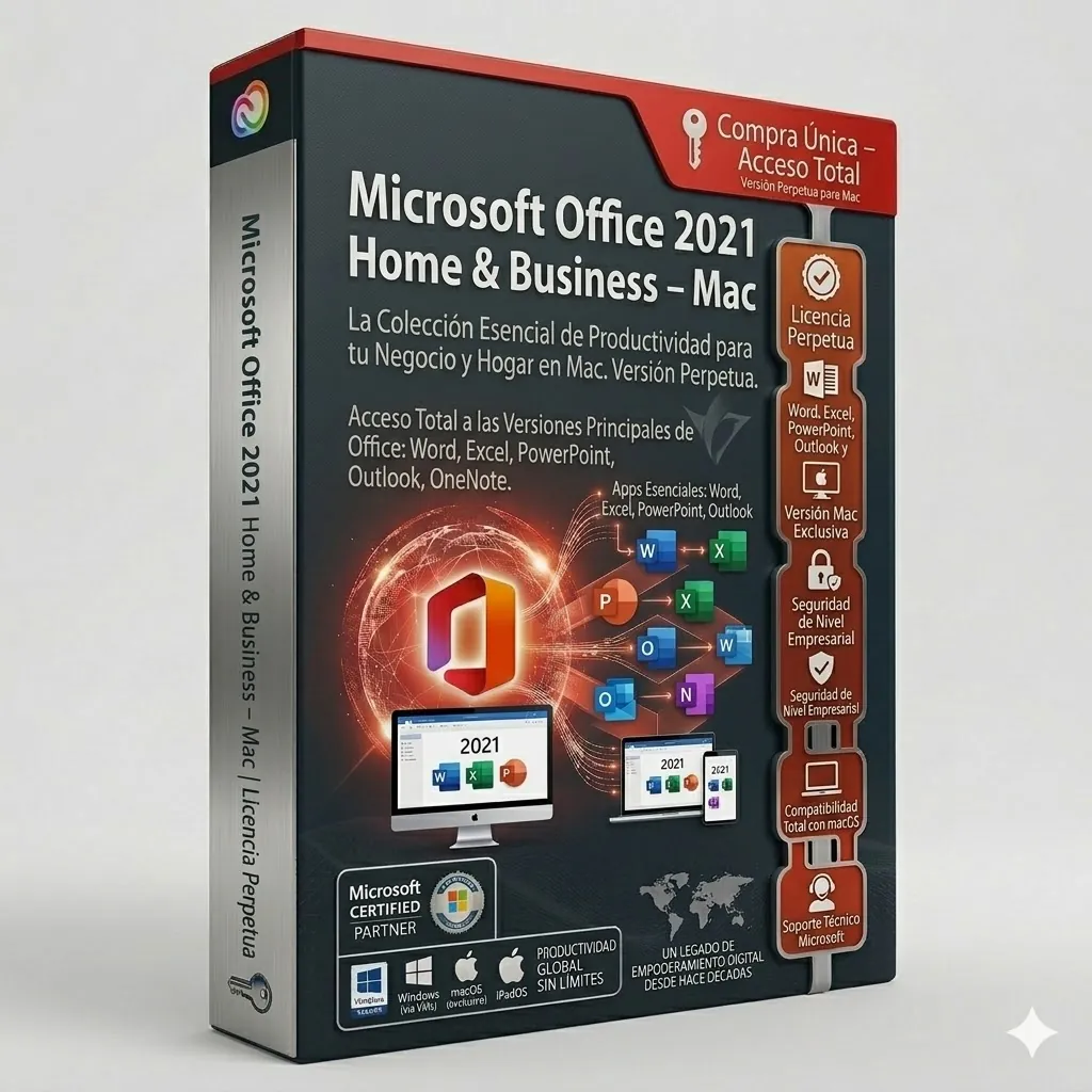 Microsoft Office 2021 Home & Business – Mac — Licencia original garantizada