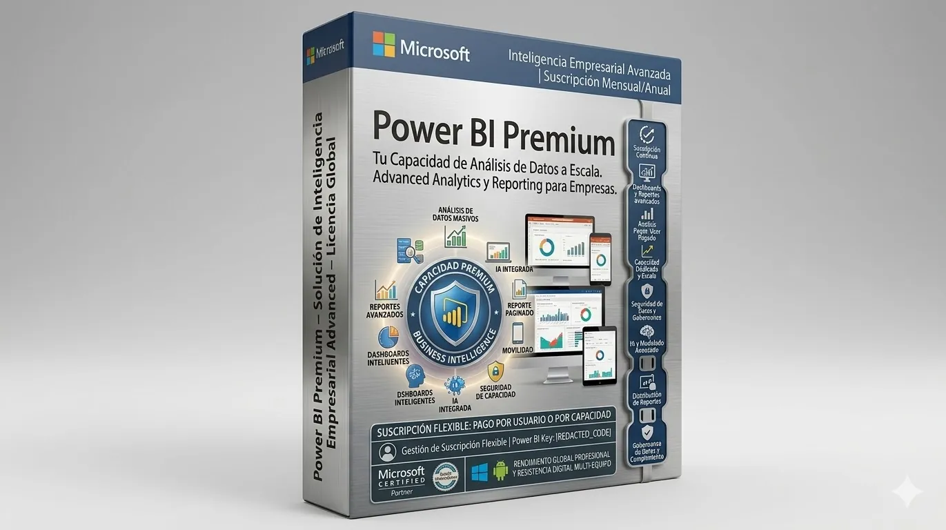 Cuenta PowerBI Premium — Licencia original garantizada