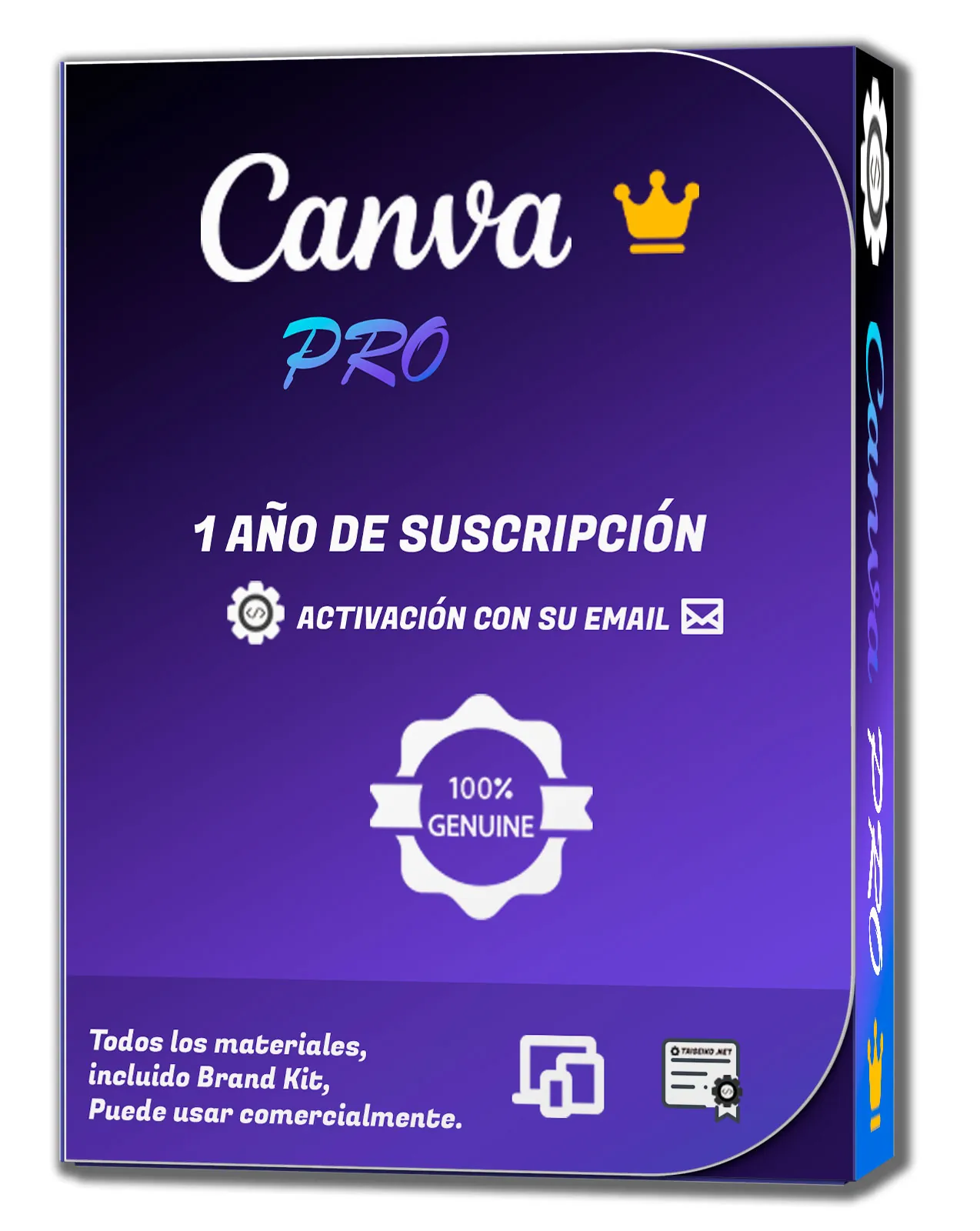 Canva Pro 1 Año — Licencia original garantizada