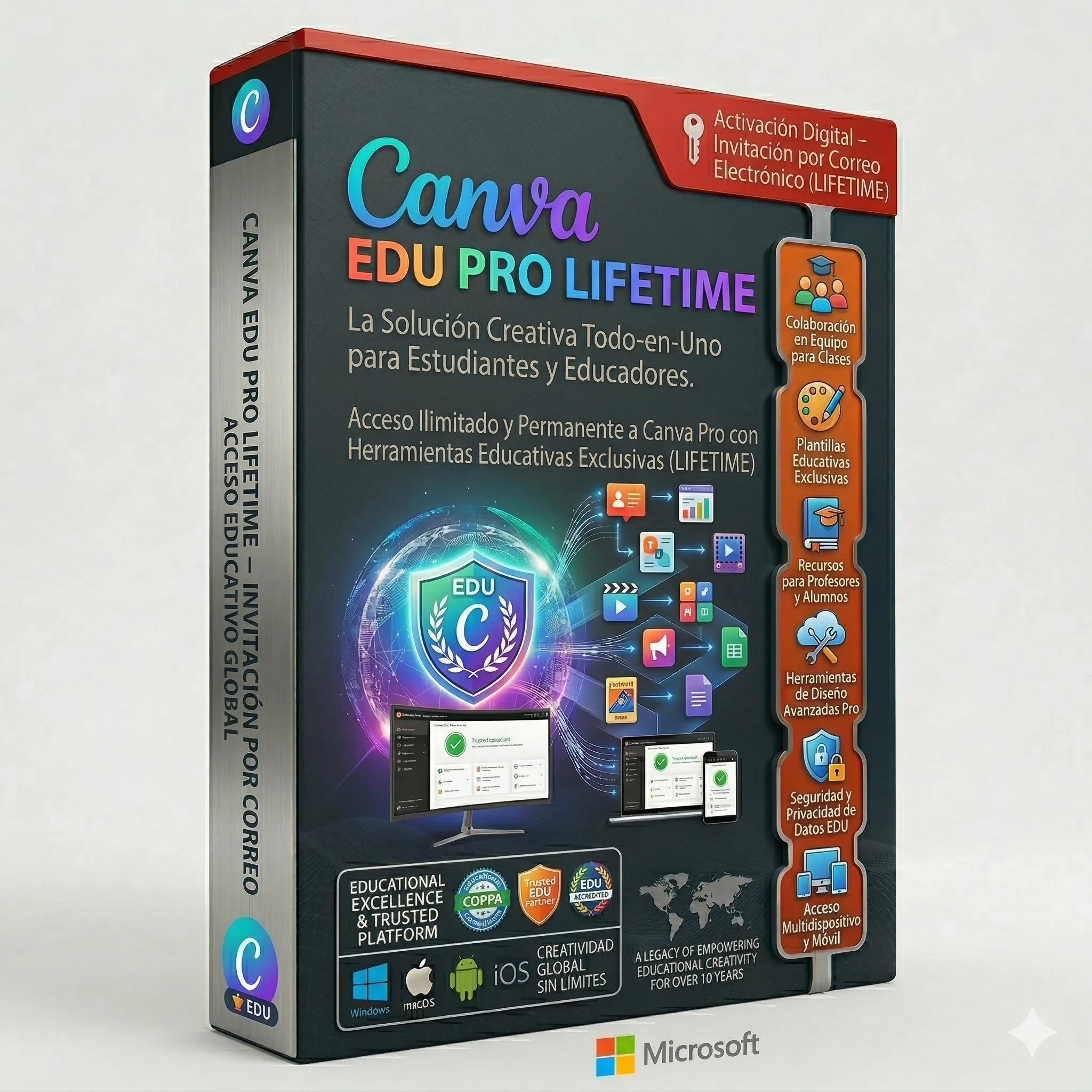 Canva Edu Permanente — Licencia original garantizada