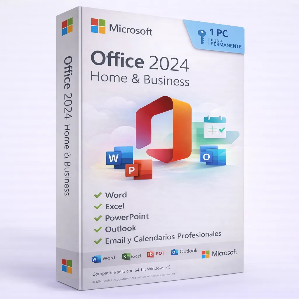 Office 2024 Home & Business – 1 PC — Licencia original garantizada