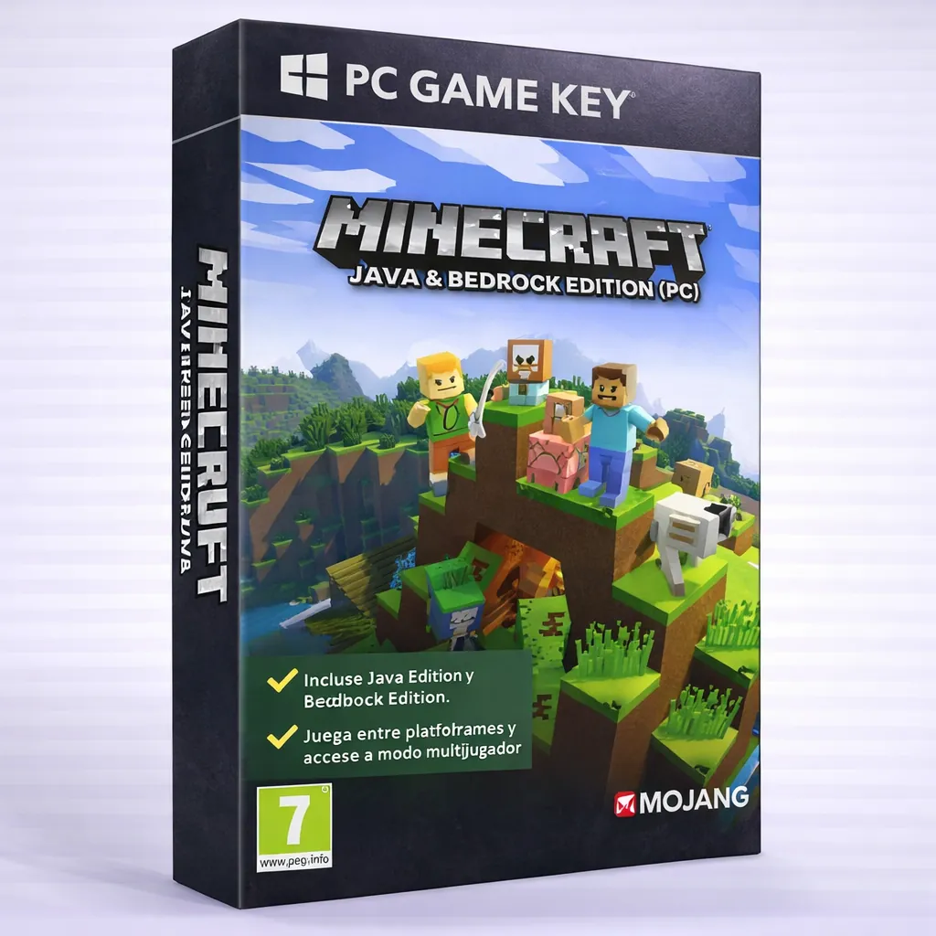 Minecraft: Java & Bedrock – Xbox/XS — Licencia original garantizada