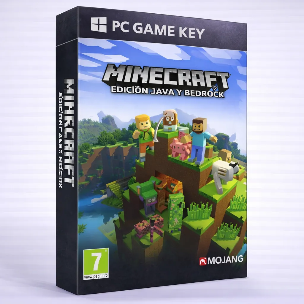 Minecraft: Edición Java y Bedrock CUENTA — Licencia original garantizada